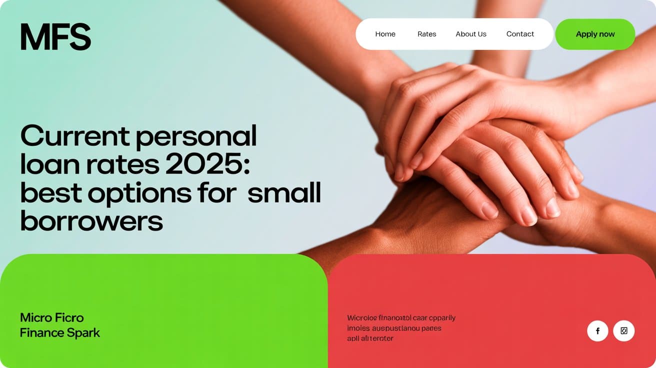 Current Personal Loan Rates 2025: Best Options for Small Borrowers
